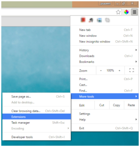 how to remove addons from chrome permanently